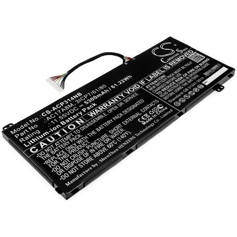 Batterie ordinateur portable acer spin 3 sp314 52 36ps