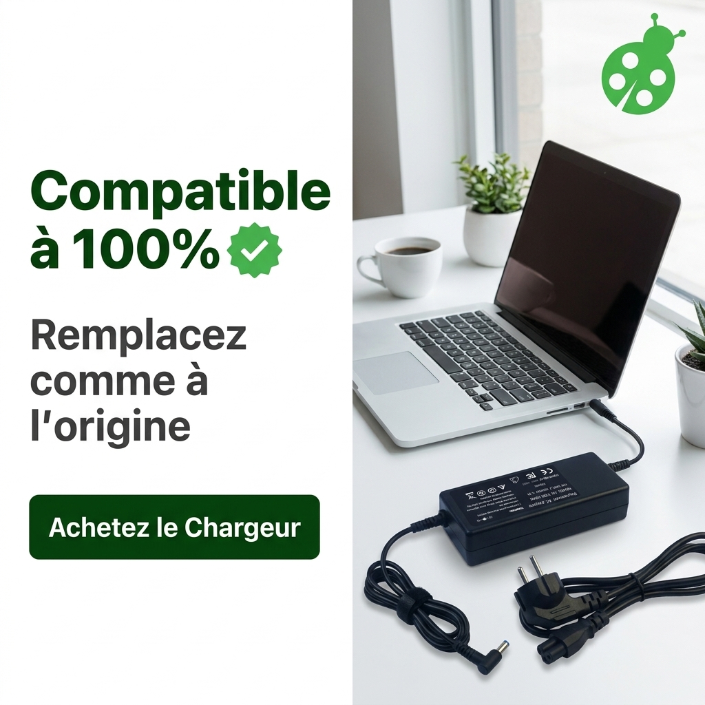 Chargeur ordinateur portable hp  chromebook x360 11 g1 ee