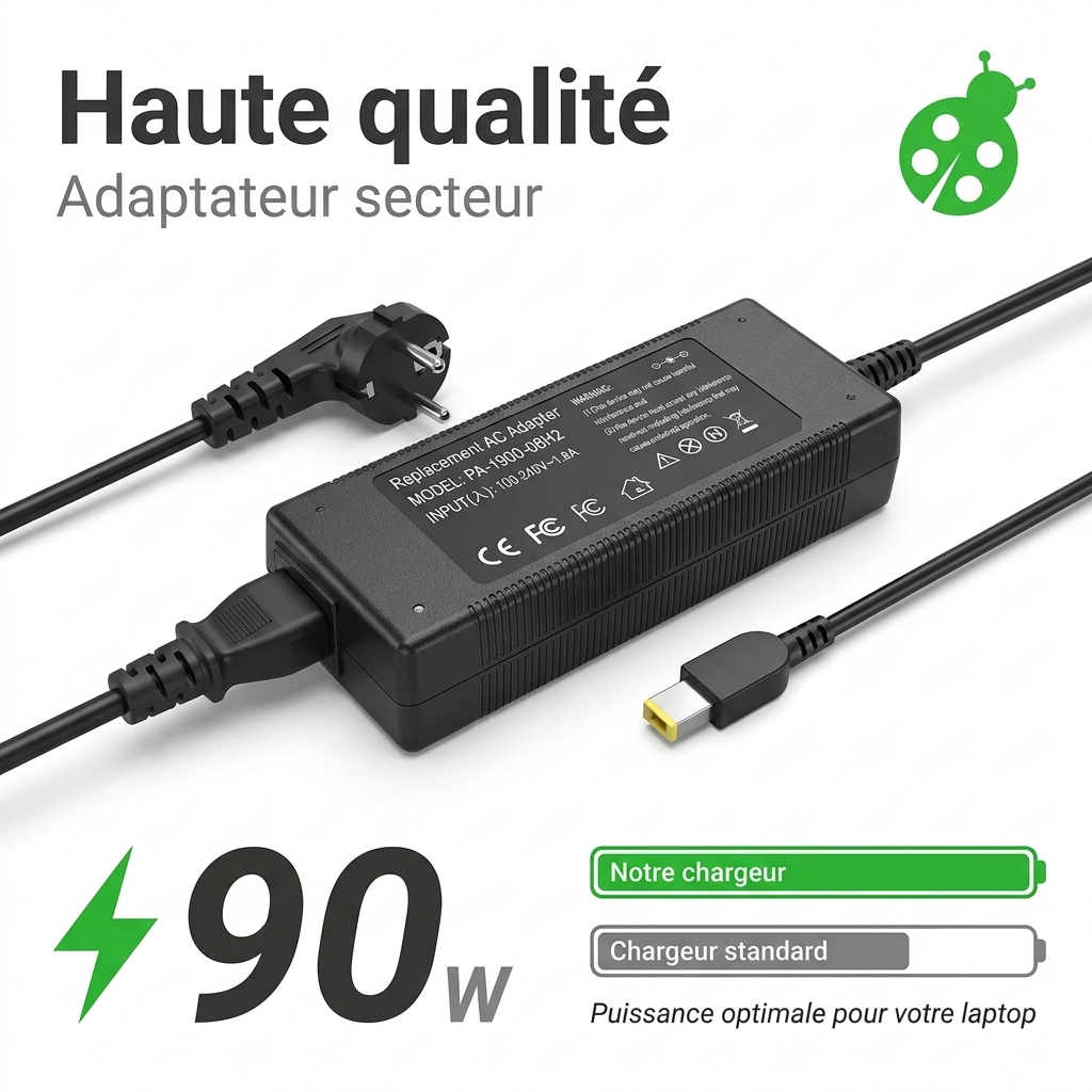 Chargeur ordinateur portable lenovo thinkpad t460s 2rcd