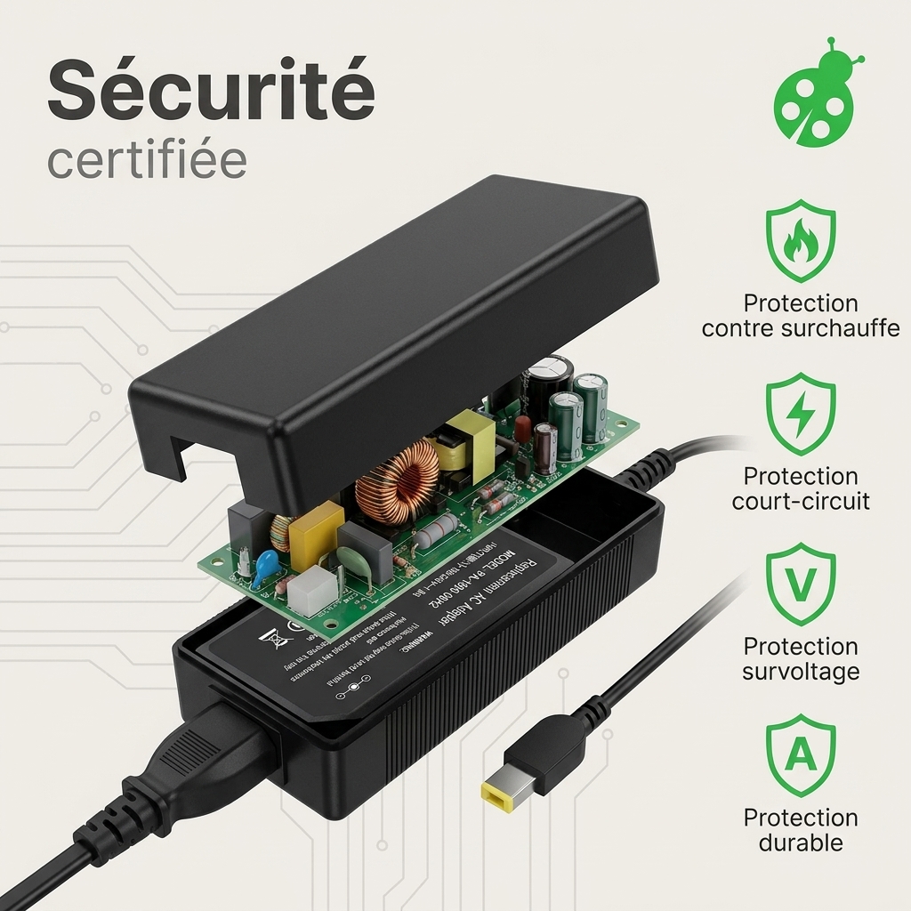 Chargeur ordinateur portable lenovo thinkpad t460s 2rcd