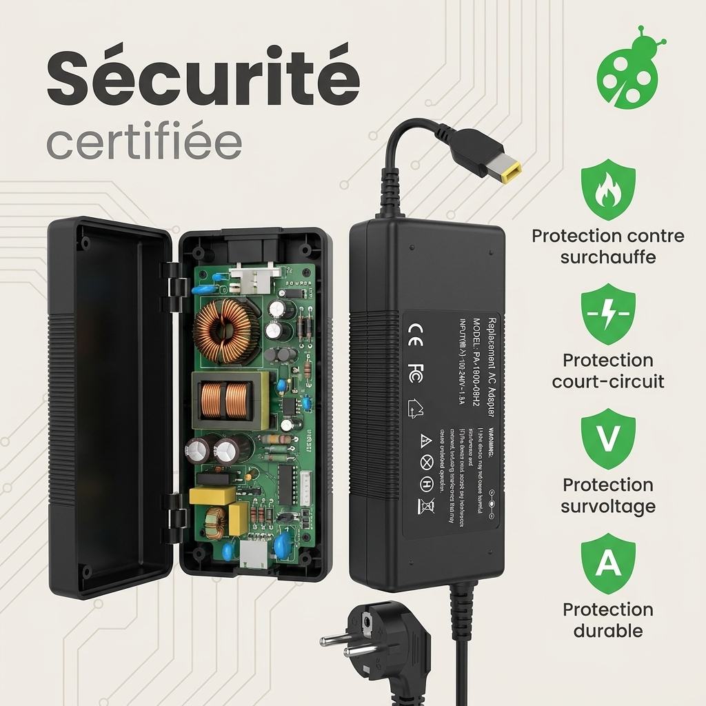 Chargeur ordinateur portable lenovo thinkpad edge e540