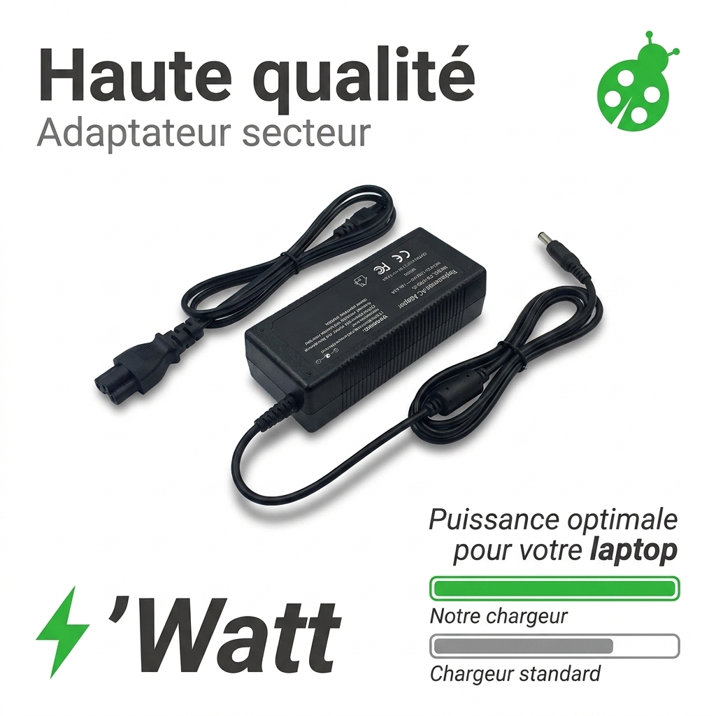 Chargeur ordinateur portable asus p1504fa ej059r