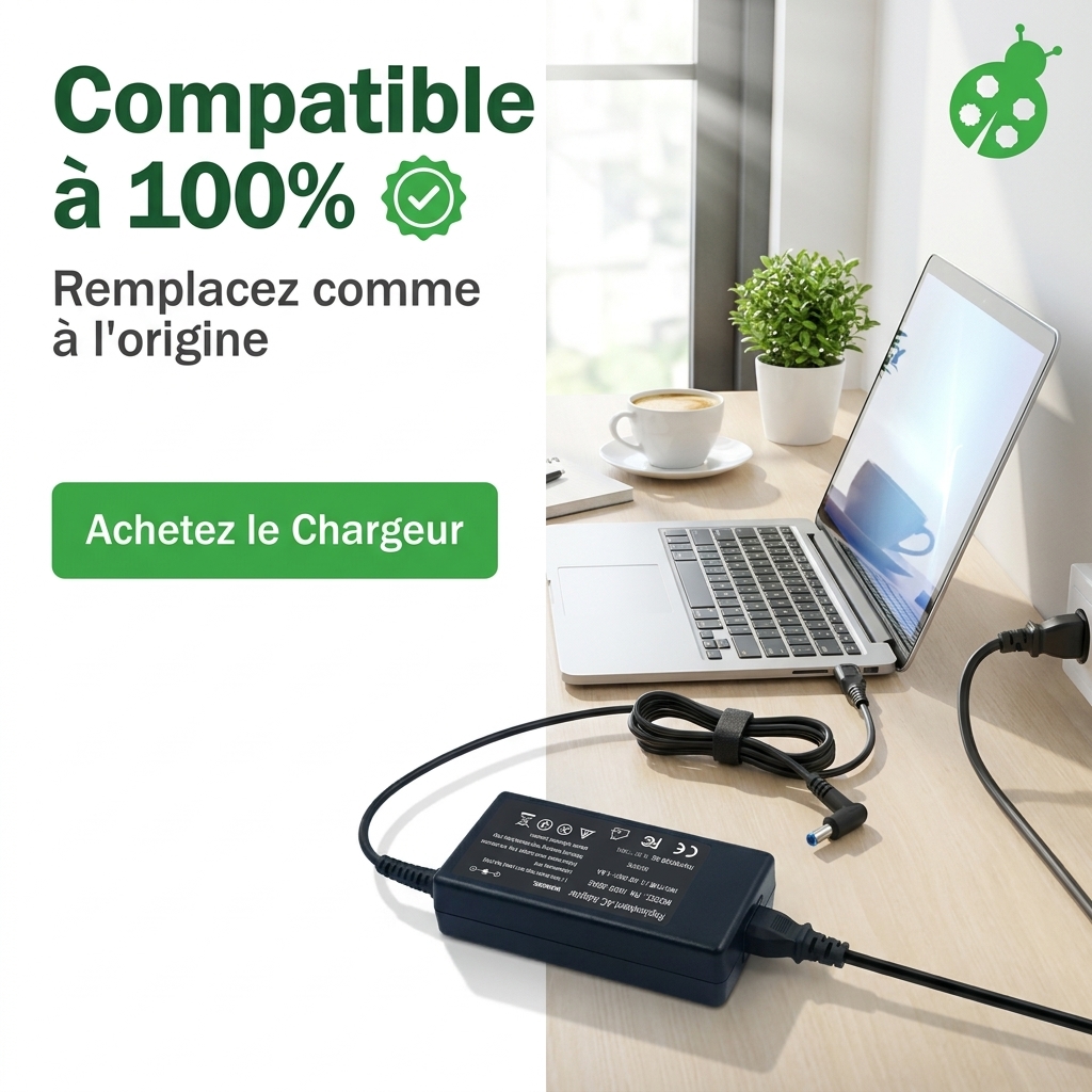 Chargeur ordinateur portable hp  14 cm0996nf