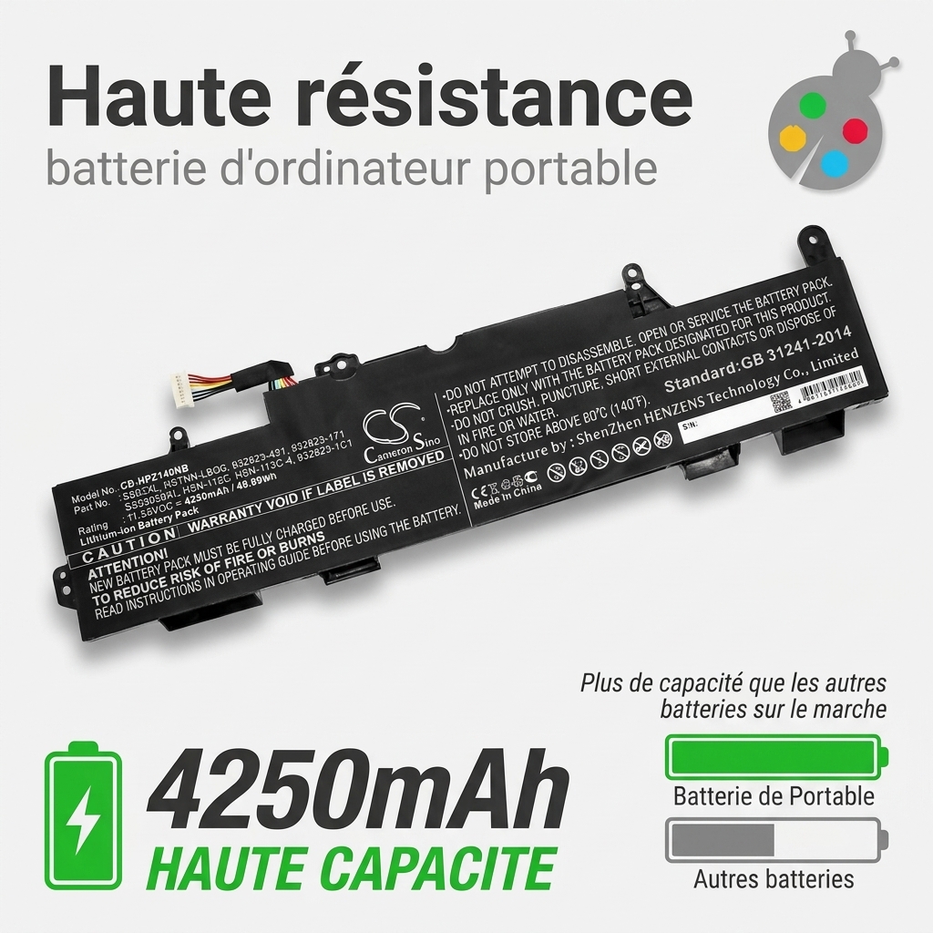 Batterie ordinateur portable hp elitebook 830 g6