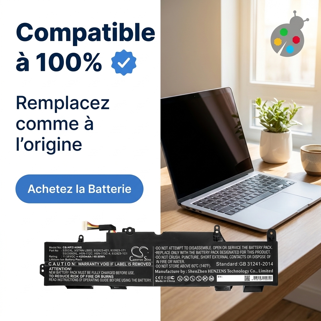 Batterie ordinateur portable hp elitebook 830 g6