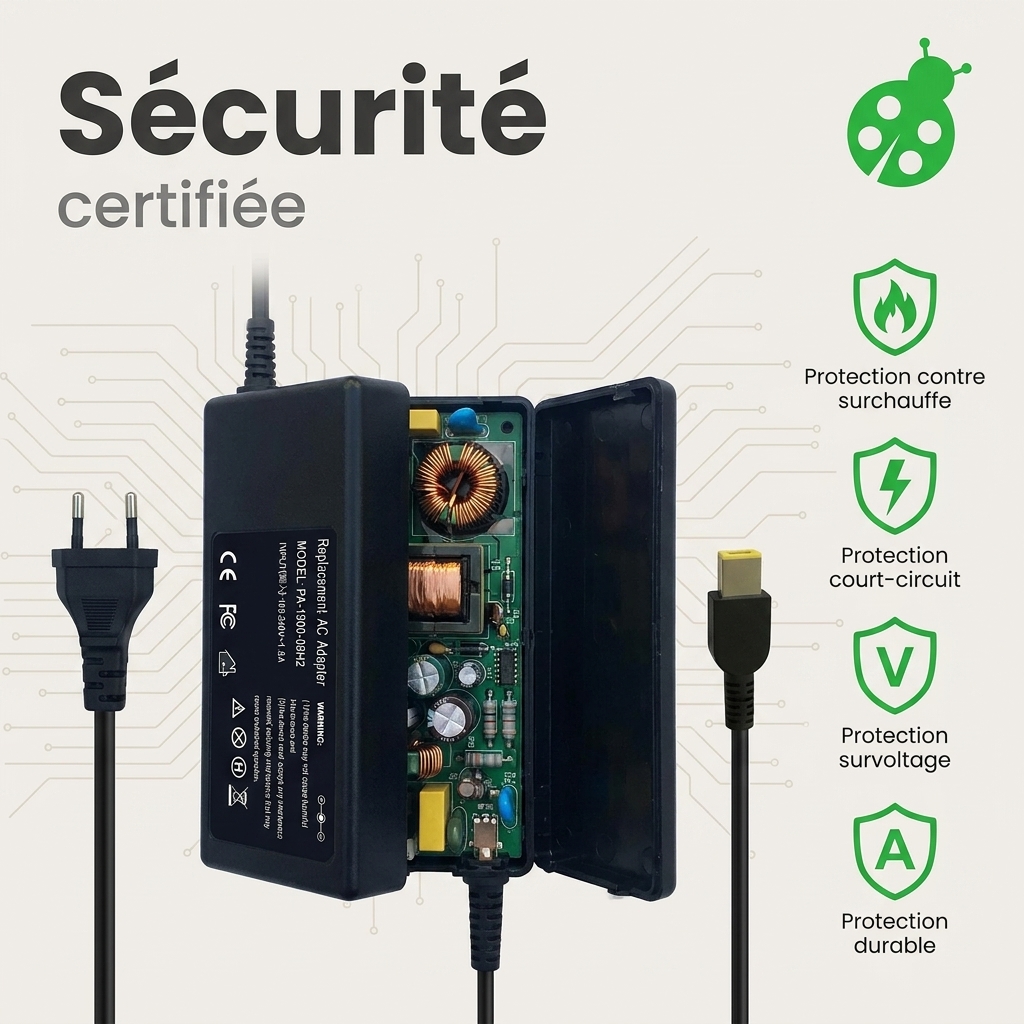 Chargeur ordinateur portable lenovo legion y540 17irh