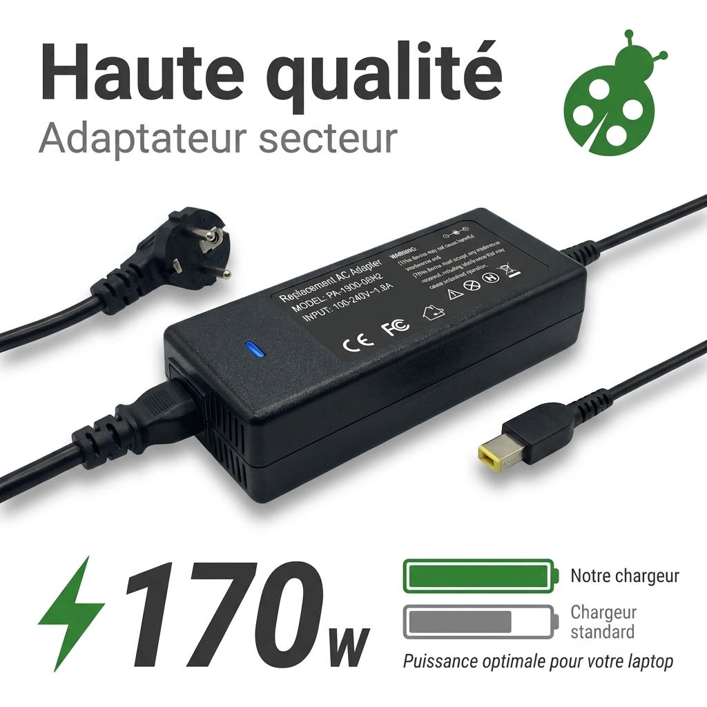 Chargeur ordinateur portable lenovo thinkpad p53