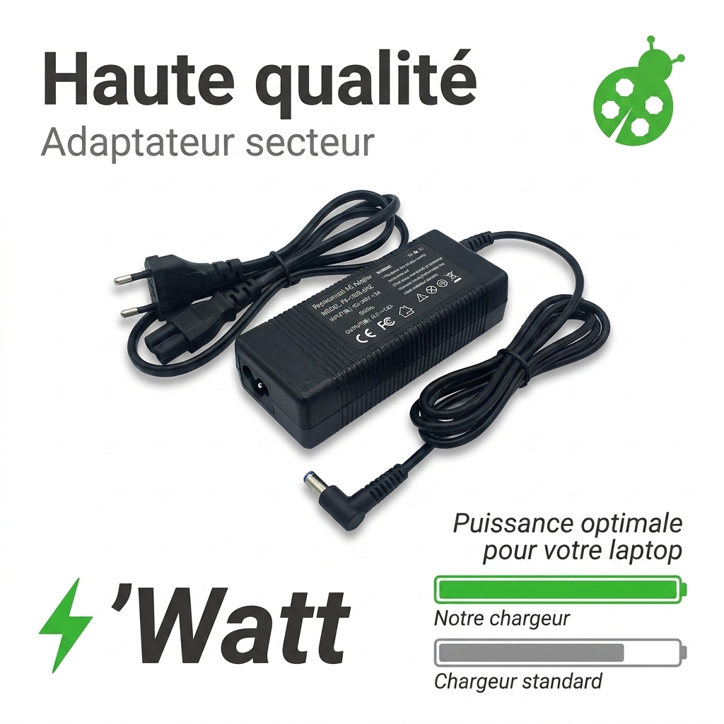 Chargeur ordinateur portable dell inspiron 5593 p90f002