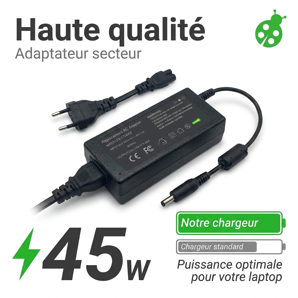 Chargeur ordinateur portable asus vivobook flip 14 tp412fa ec043t