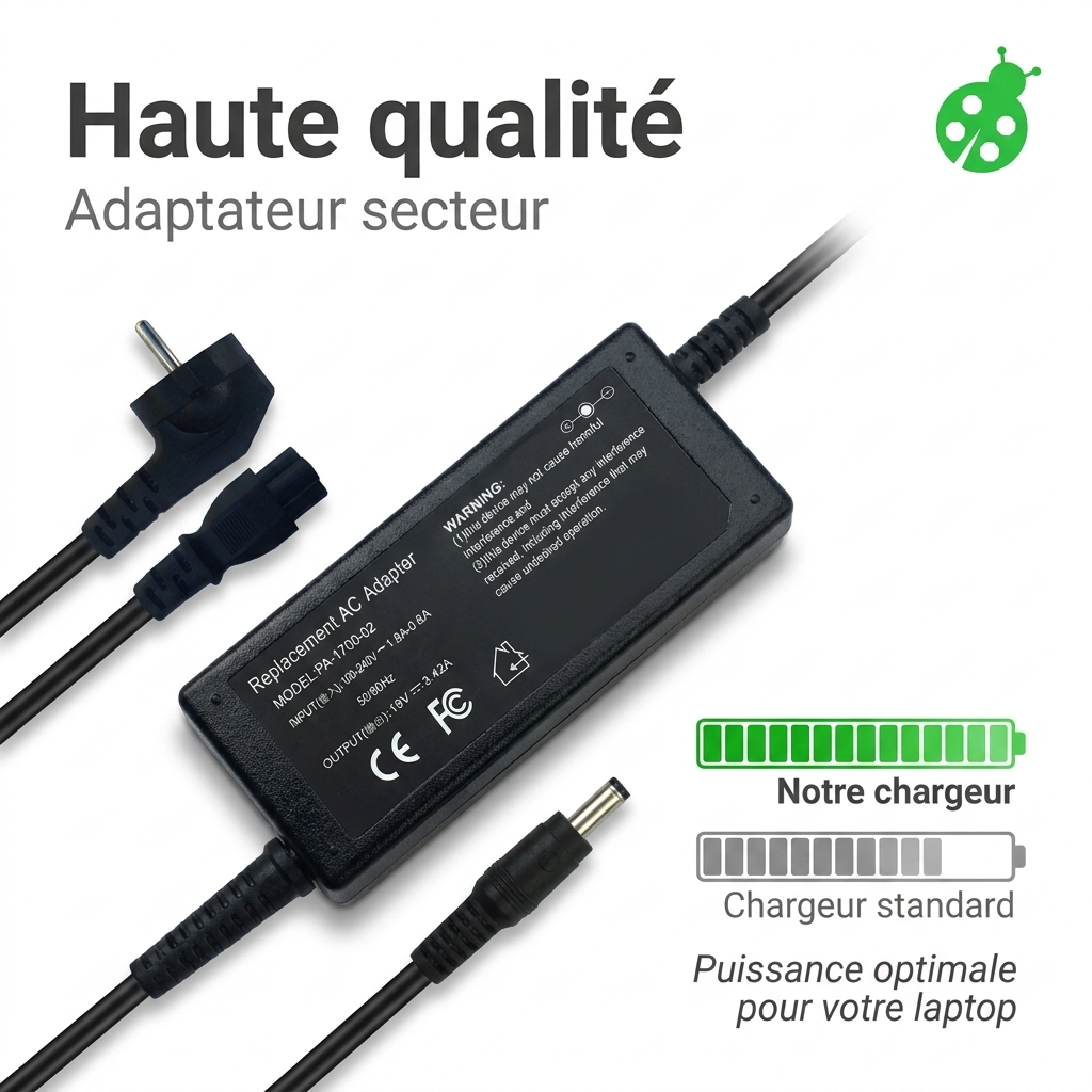 Chargeur ordinateur portable asus e402ba