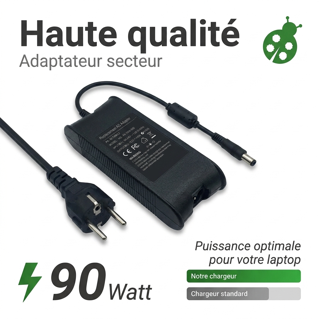 Chargeur ordinateur portable dell vostro 5390