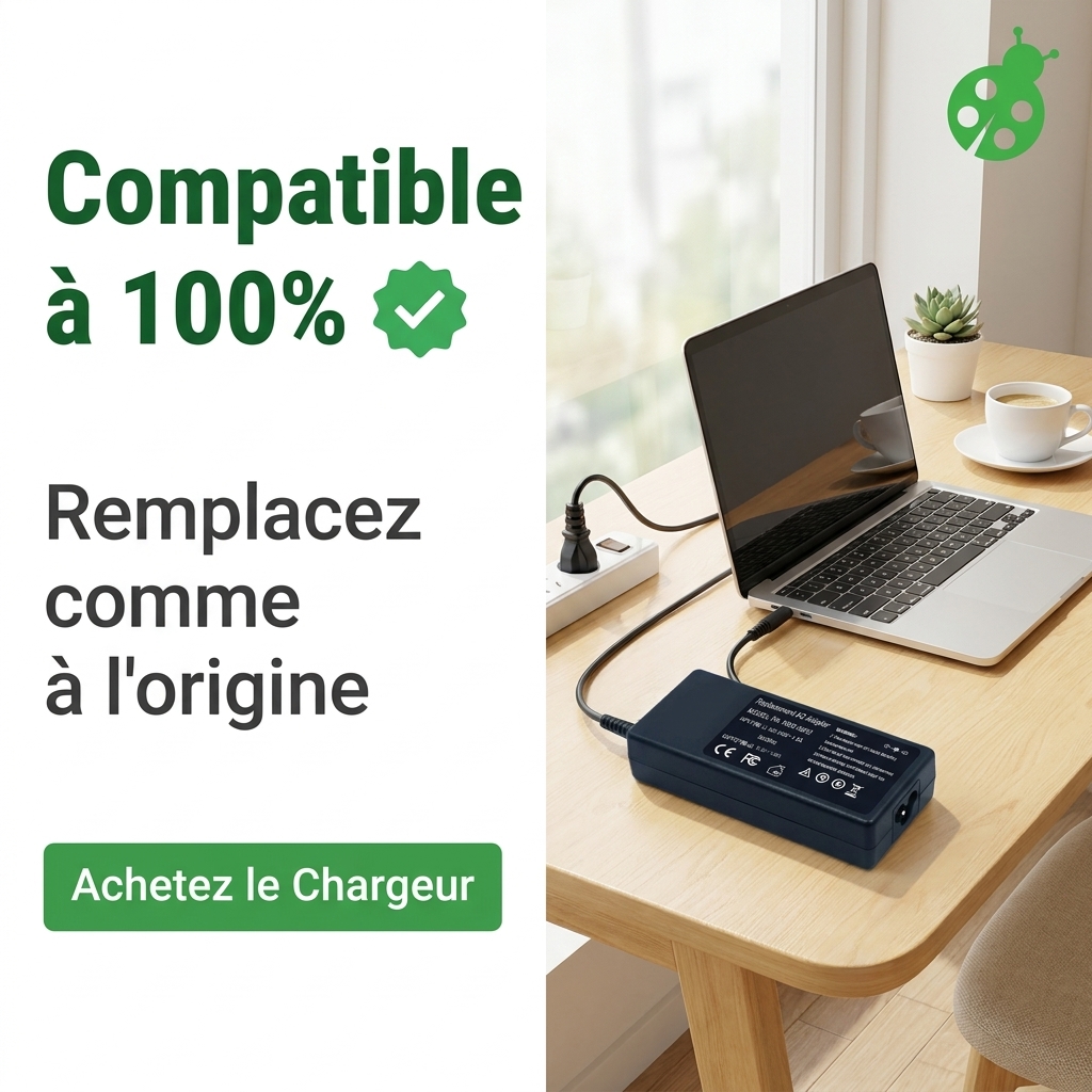 Chargeur ordinateur portable hp  15s fq1007nf