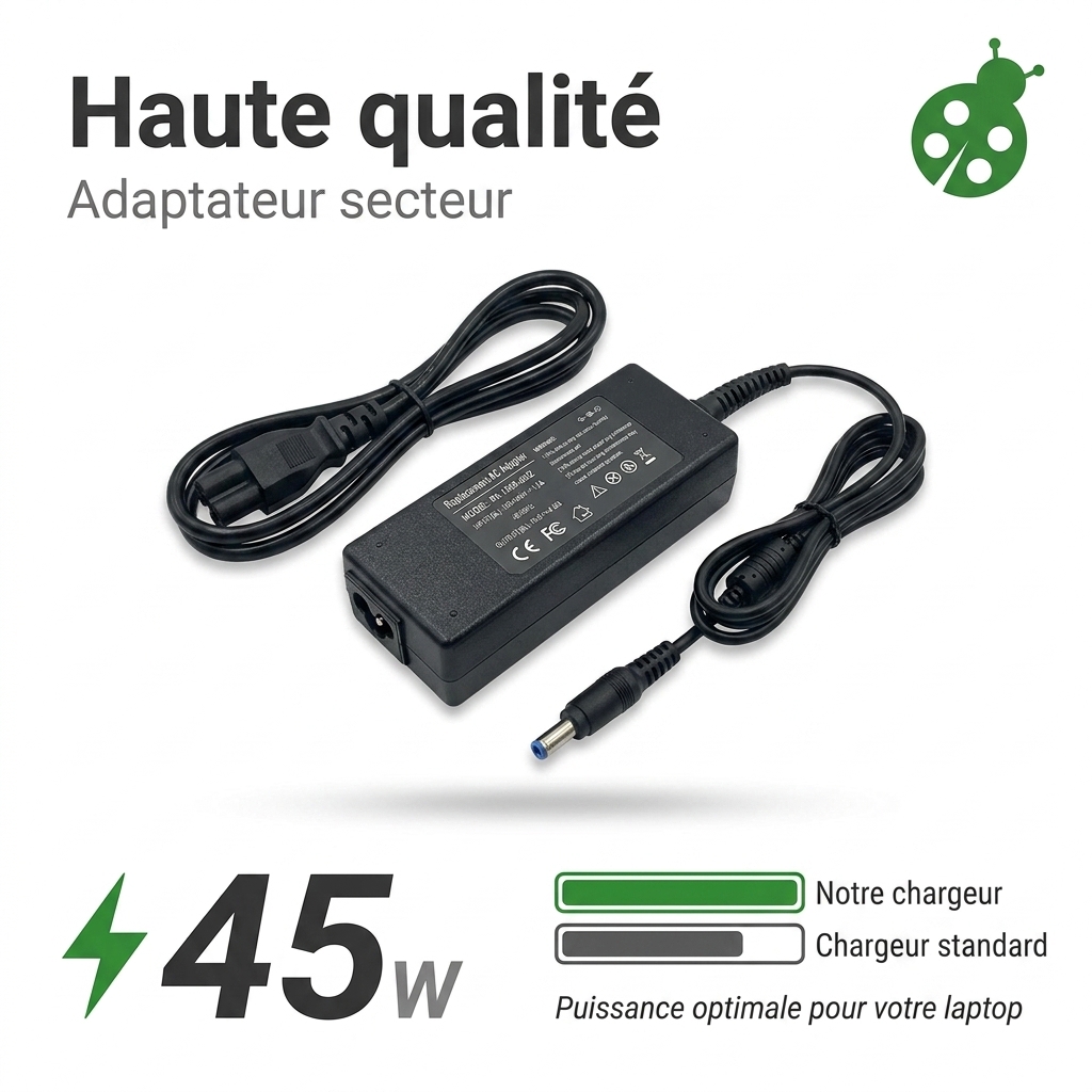 Chargeur ordinateur portable hp  pavilion 15 cw1020nf