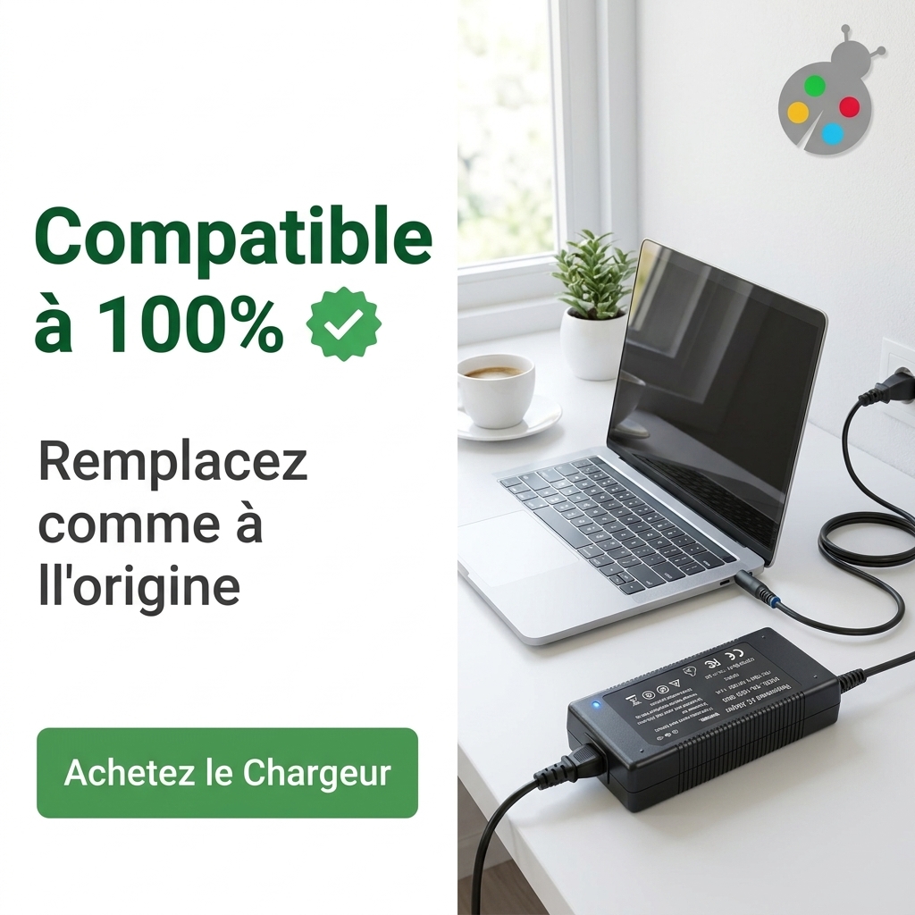 Chargeur ordinateur portable hp  14s fq0011nf