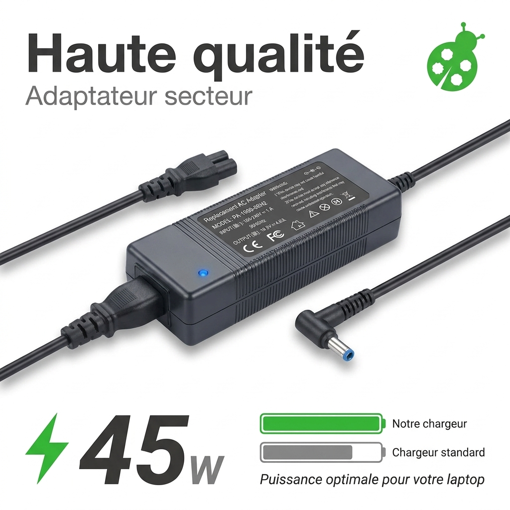 Chargeur ordinateur portable hp  14s dq1003nf