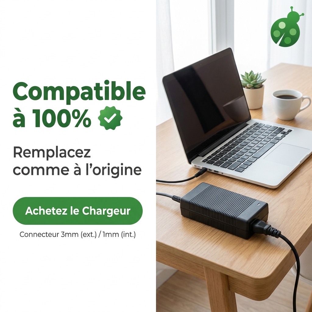 Chargeur ordinateur portable acer travelmate spin p4 tmp414rn 53g