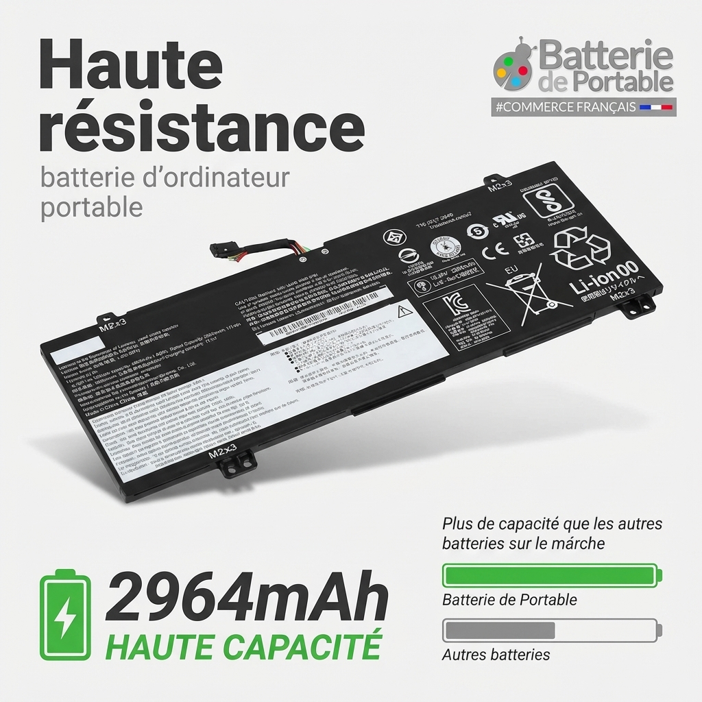 Batterie ordinateur portable lenovo ideapad c340 14iwl