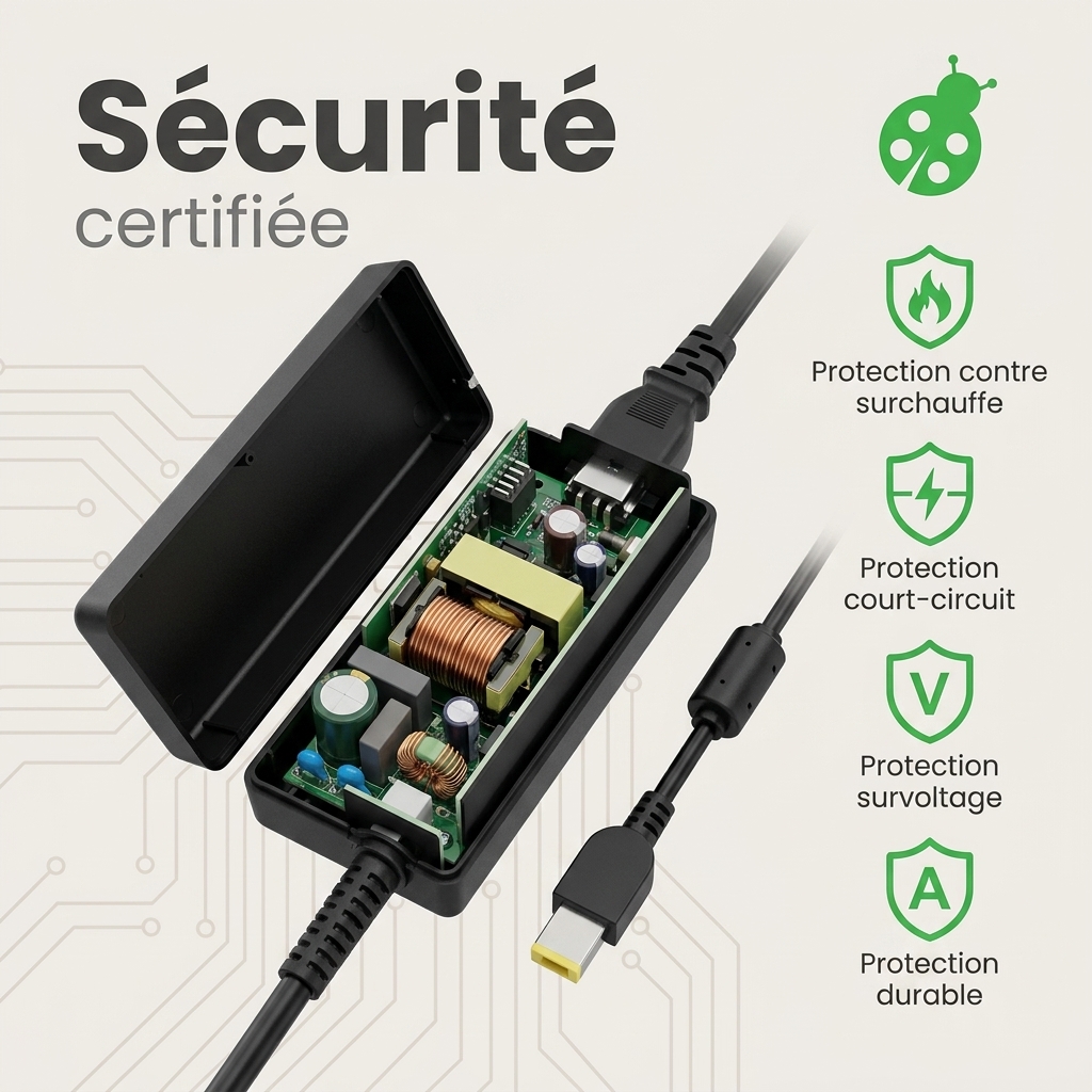 Chargeur ordinateur portable lenovo ideapad v330-14ikb-81b0