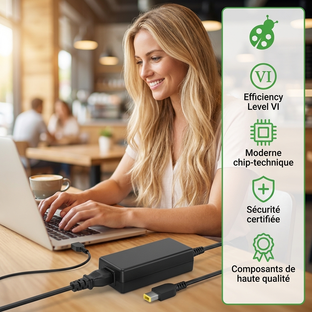 Chargeur ordinateur portable lenovo ideapad v330-14ikb-81b0