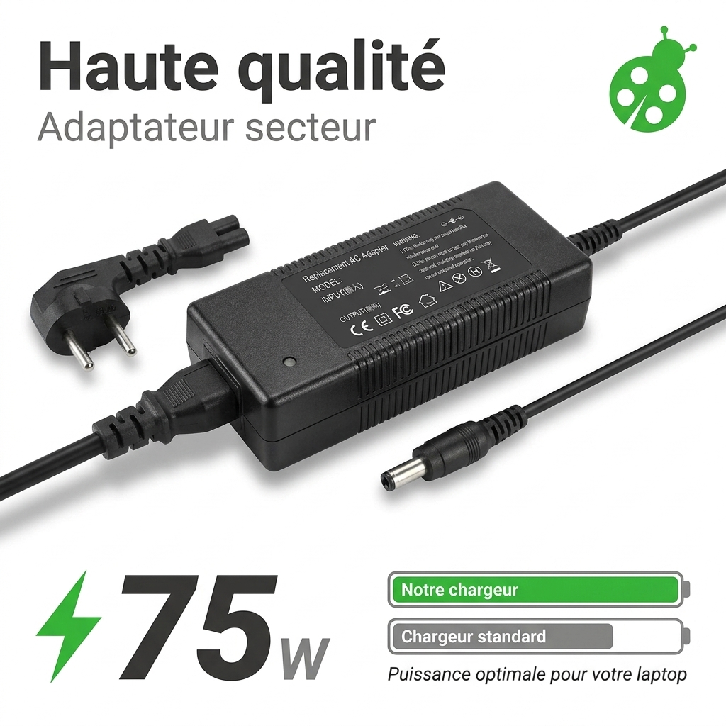 Chargeur ordinateur portable toshiba portege m400 x30