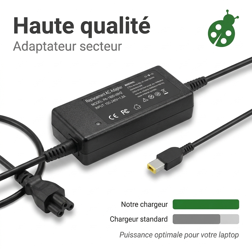 Chargeur ordinateur portable lenovo thinkpad p50 20en