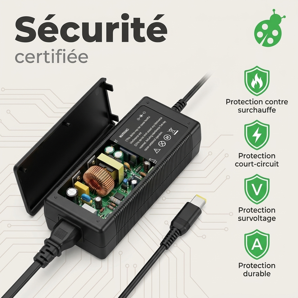 Chargeur ordinateur portable lenovo thinkpad p50 20en