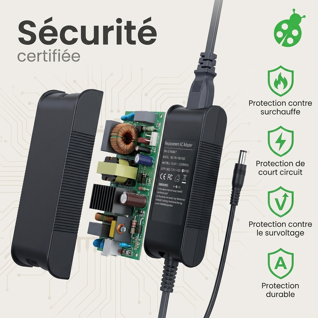 Chargeur ordinateur portable dell latitude 7480