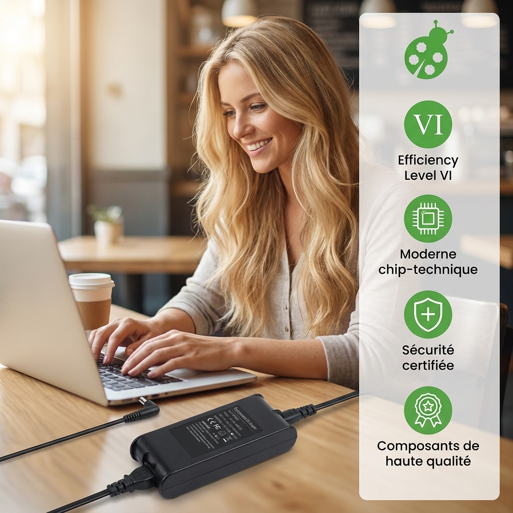 Chargeur ordinateur portable dell latitude 7480