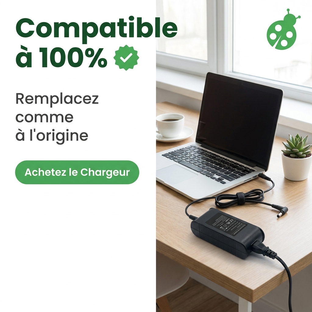 Chargeur ordinateur portable dell latitude 7480