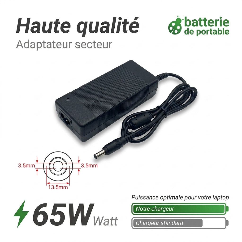 Chargeur ordinateur portable thomson neo15 x15i5 8tu512
