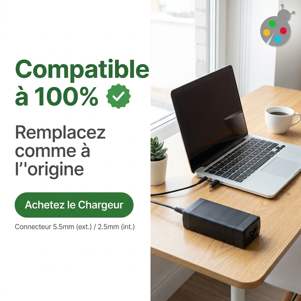 Chargeur ordinateur portable lenovo ideapad s205