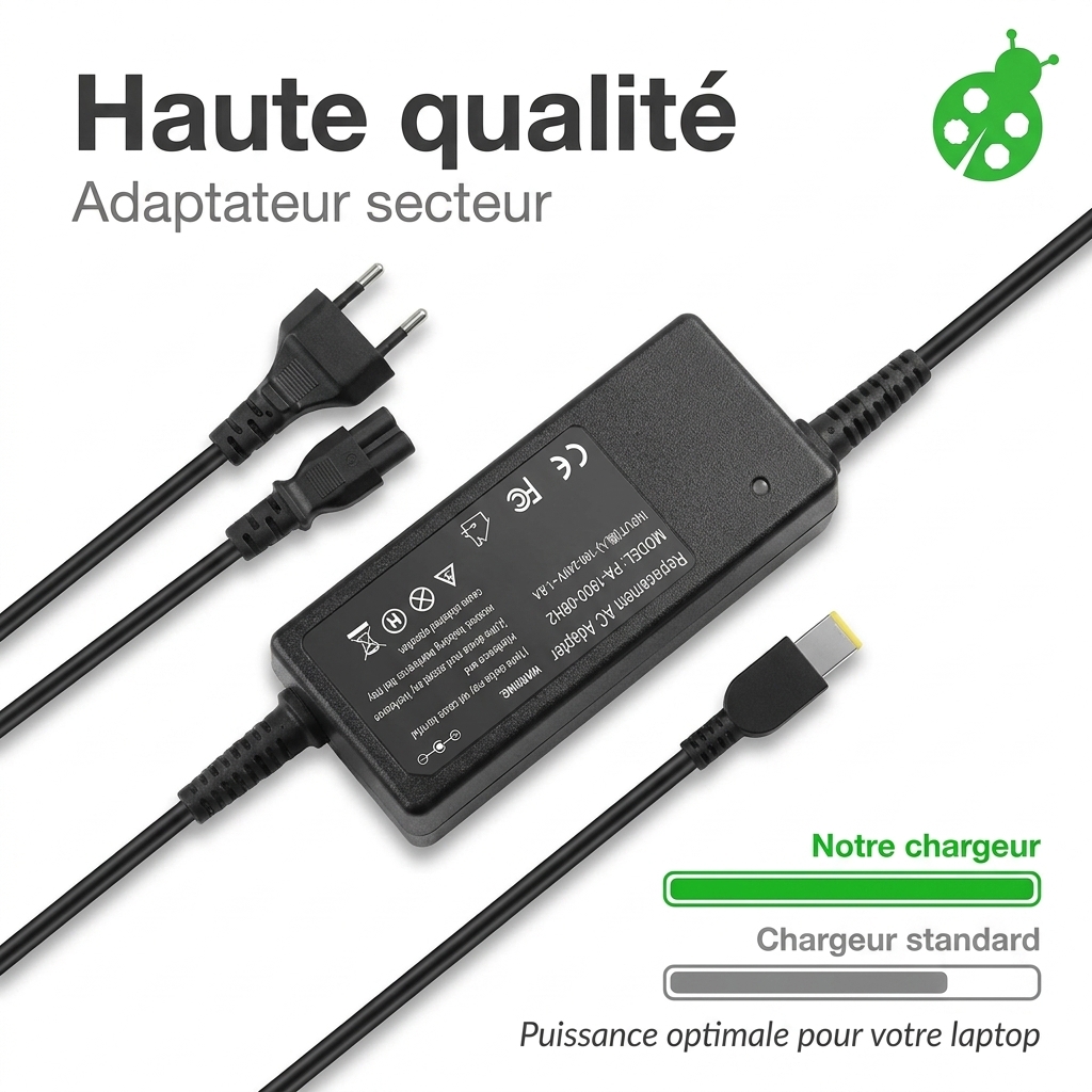 Chargeur ordinateur portable lenovo legion y540 17irh 81q4