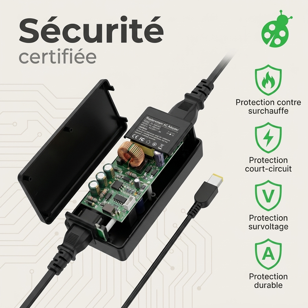 Chargeur ordinateur portable lenovo legion y540 17irh 81q4