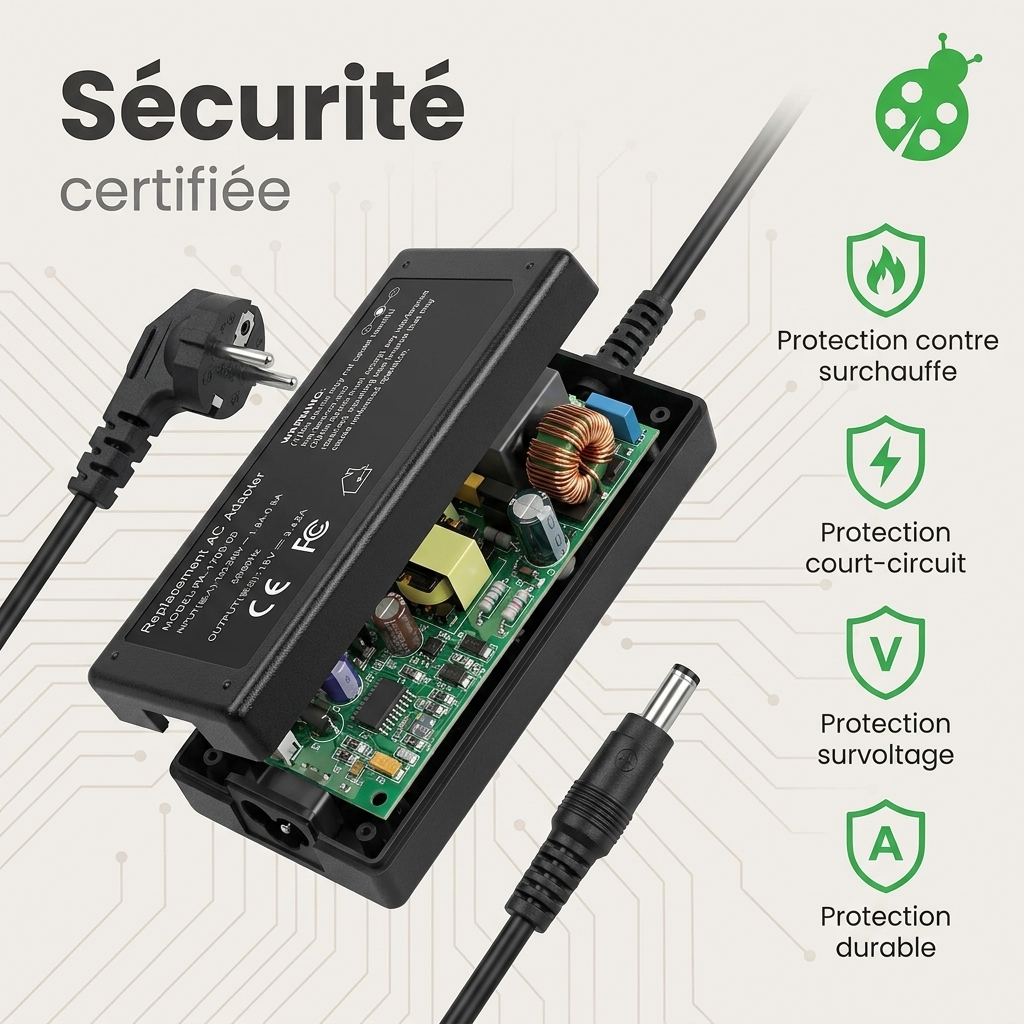 Chargeur ordinateur portable asus x509fa ej103t