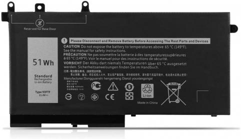 Batterie ordinateur portable dell latitude 5290 11.4 v