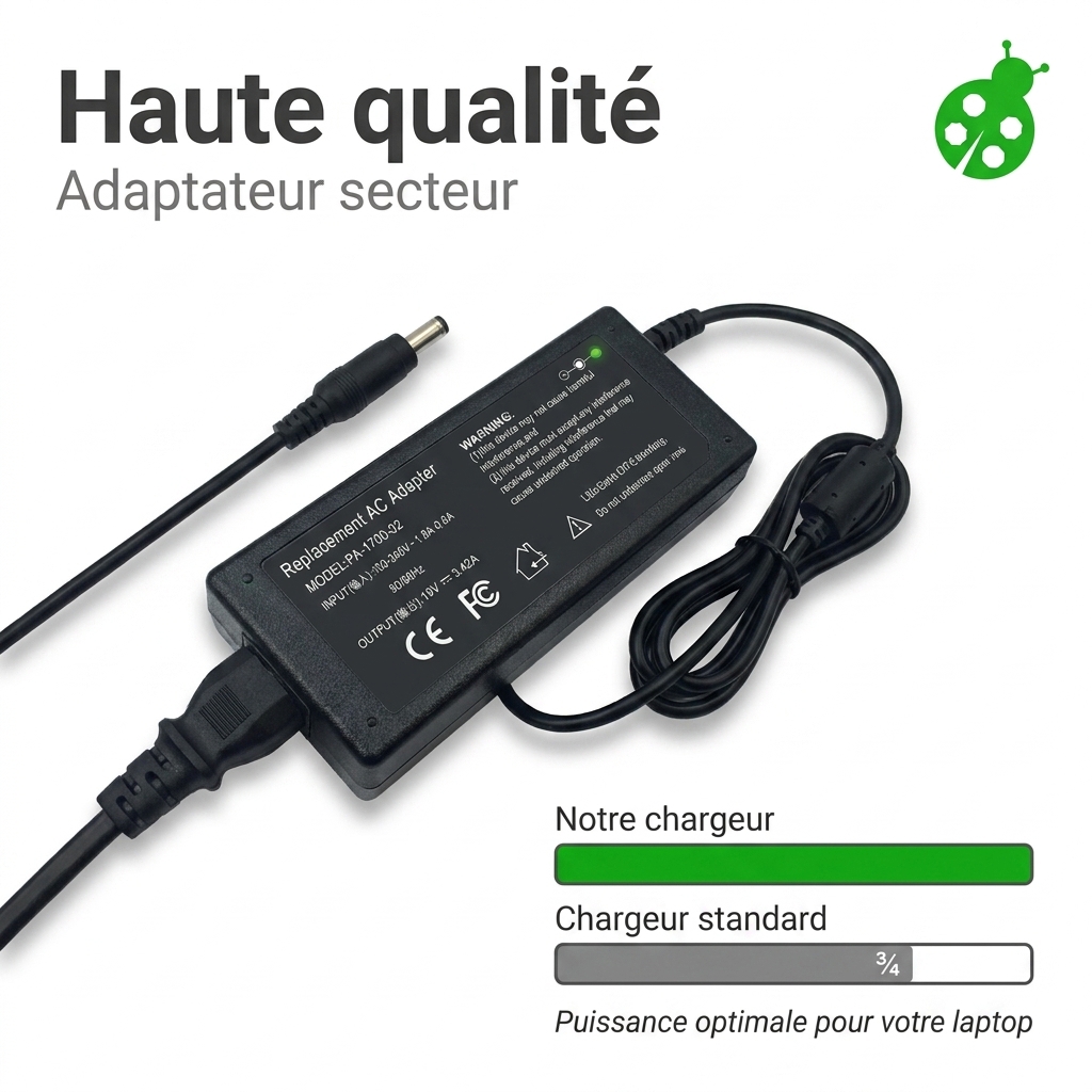 Chargeur ordinateur portable asus zenbook flip ux360uak c4289t