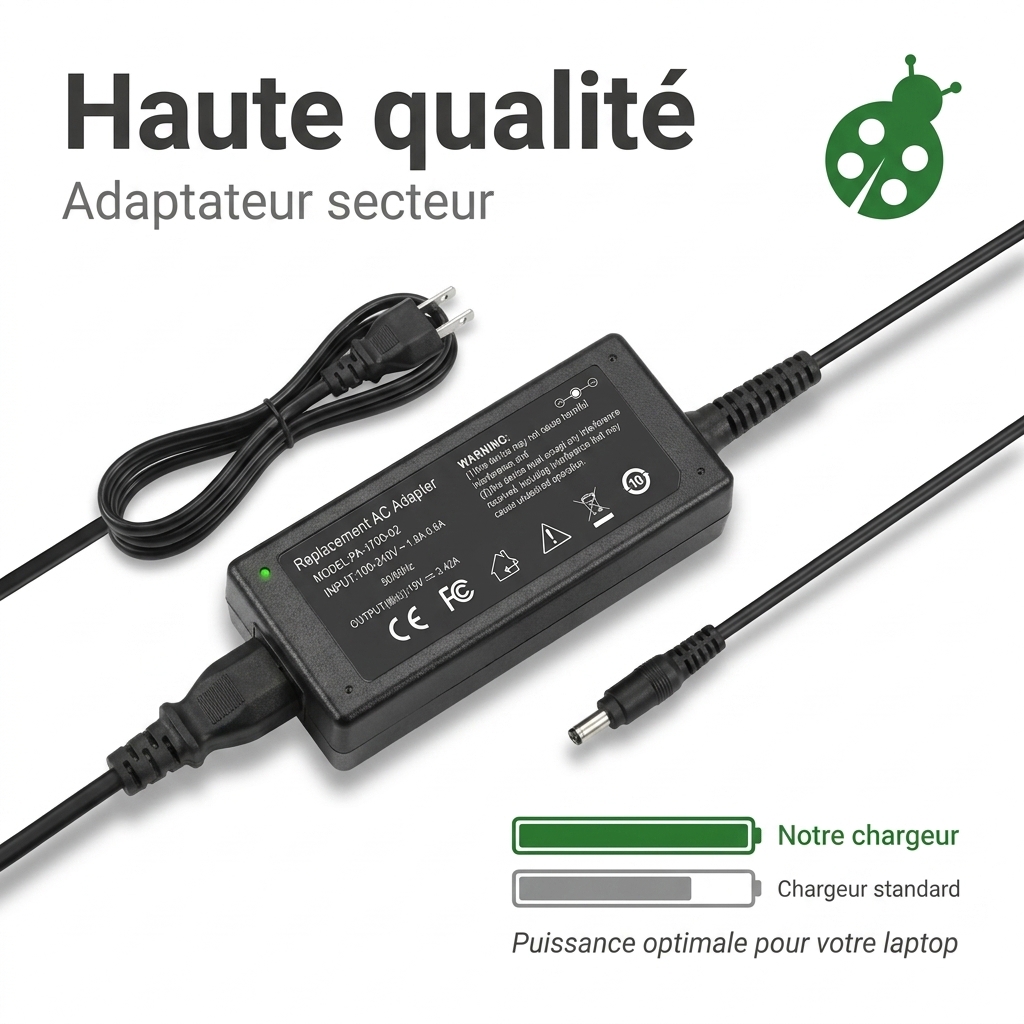 Chargeur ordinateur portable asus s403fa eb289t