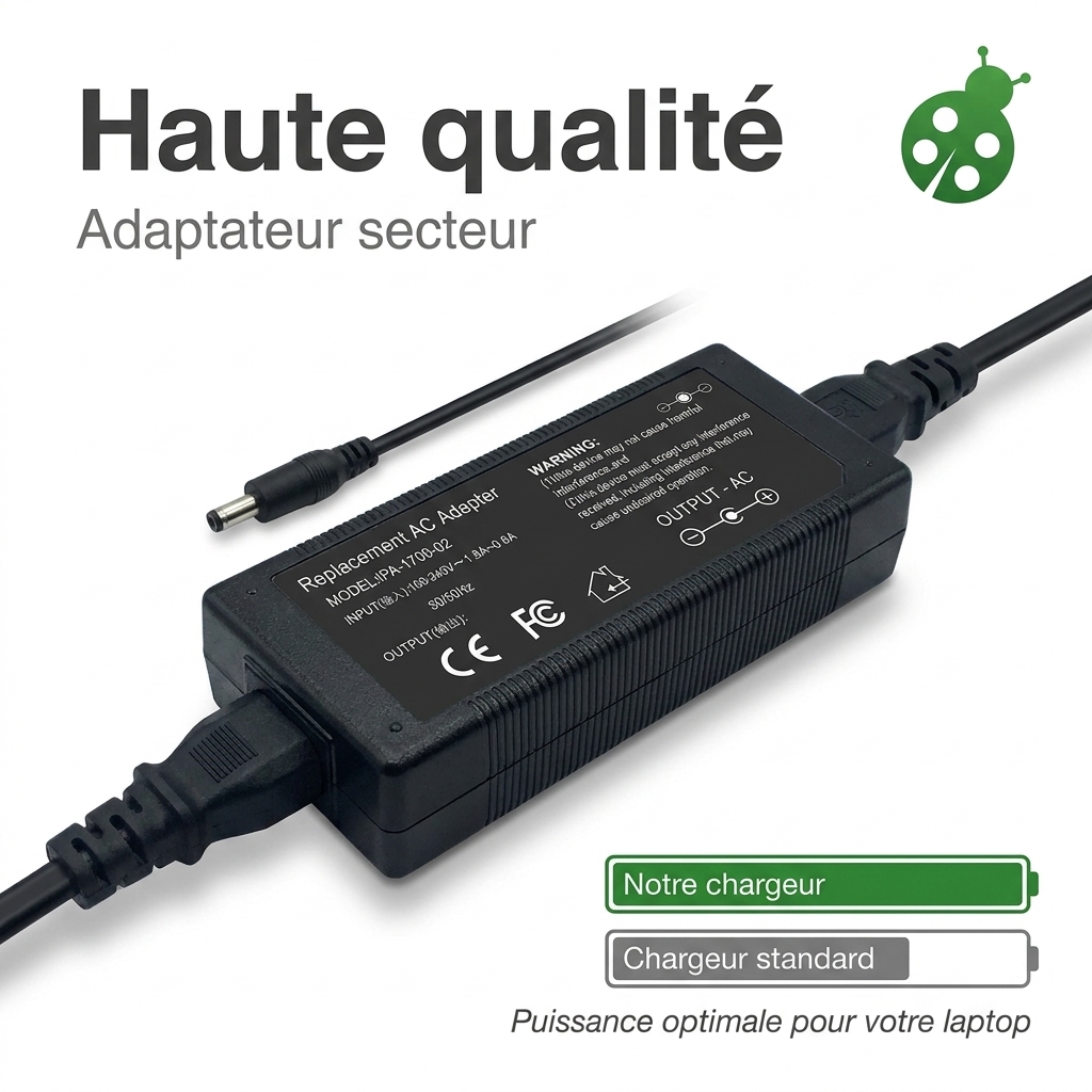 Chargeur ordinateur portable asus zenbook um462da ai010t