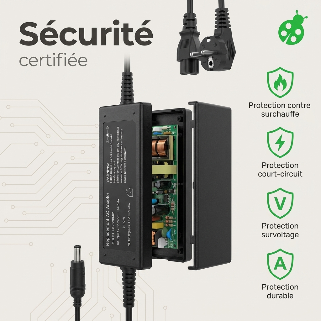Chargeur ordinateur portable asus e502na go021