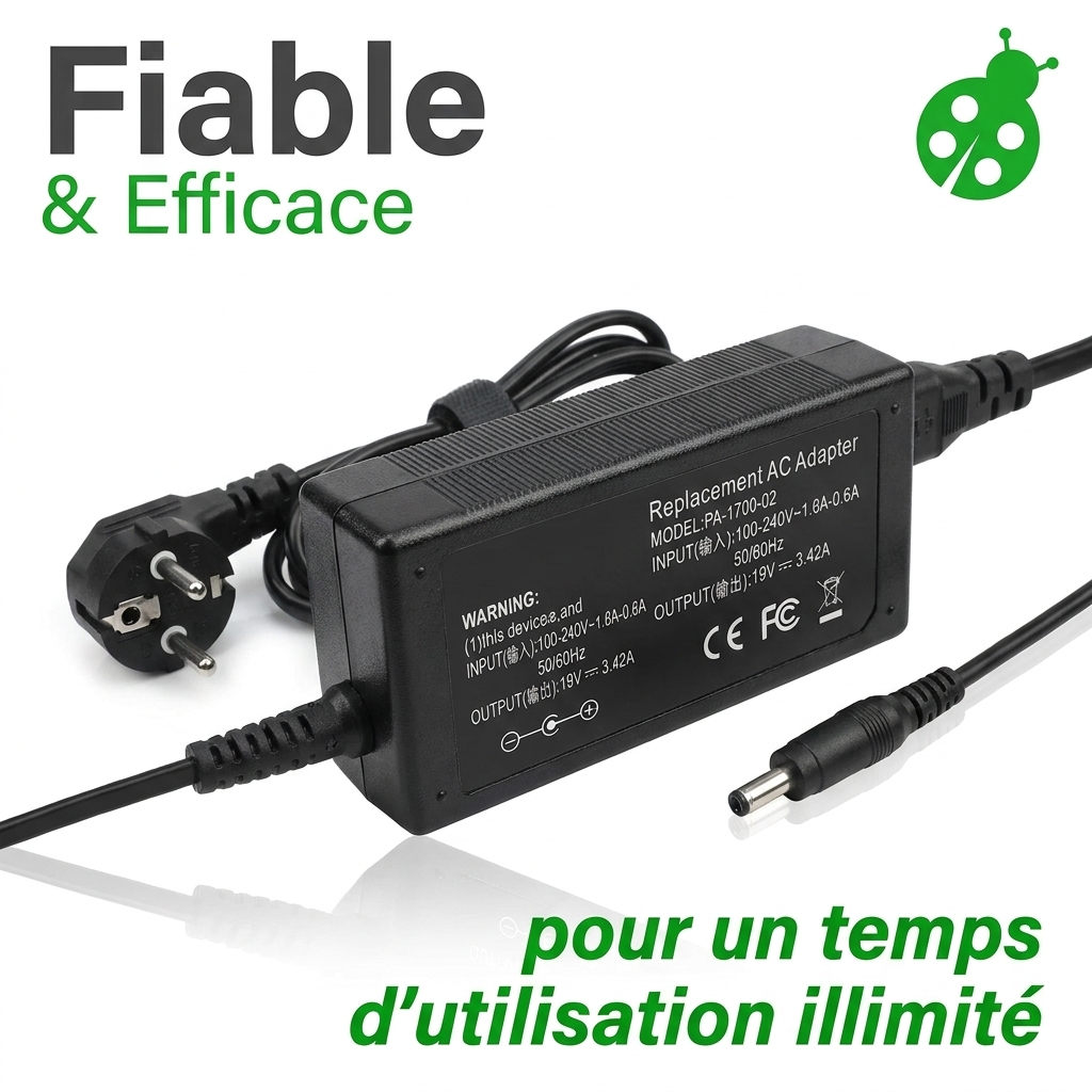Chargeur ordinateur portable asus e502na go021