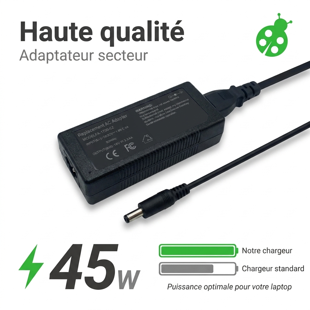 Chargeur ordinateur portable asus vivobook flip 14 tp412fa ec035t
