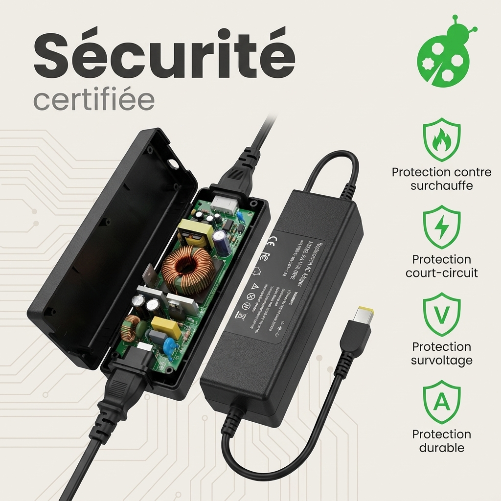 Chargeur ordinateur portable lenovo legion 5 15