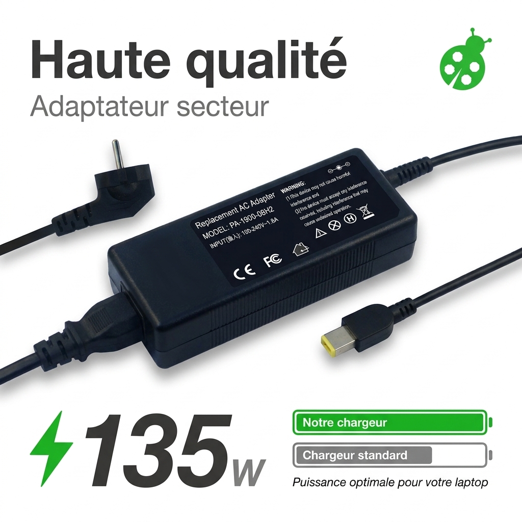 Chargeur ordinateur portable lenovo legion r7000