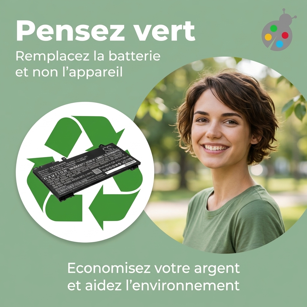 Batterie ordinateur portable hp probook 430 g6 7xu37ec