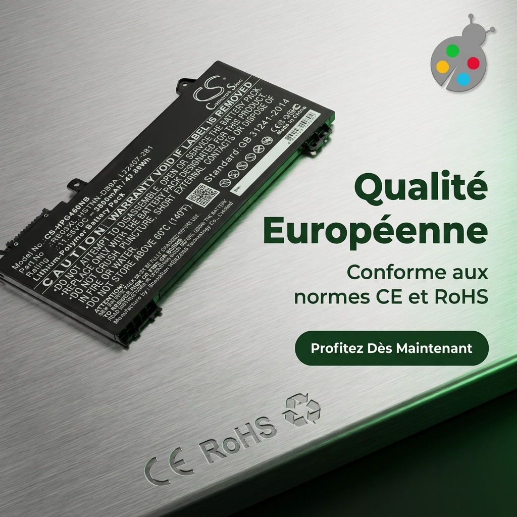 Batterie ordinateur portable hp probook 430 g6 7xu37ec