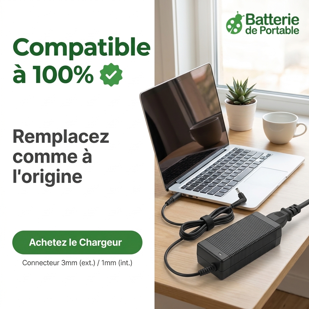 Chargeur ordinateur portable acer spin 1 sp111 32n c0601