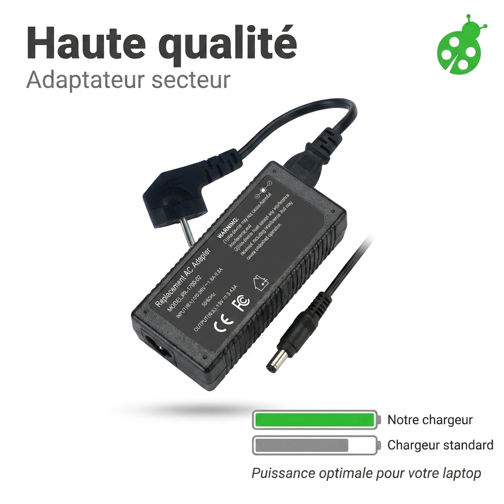 Chargeur ordinateur portable asus r423u