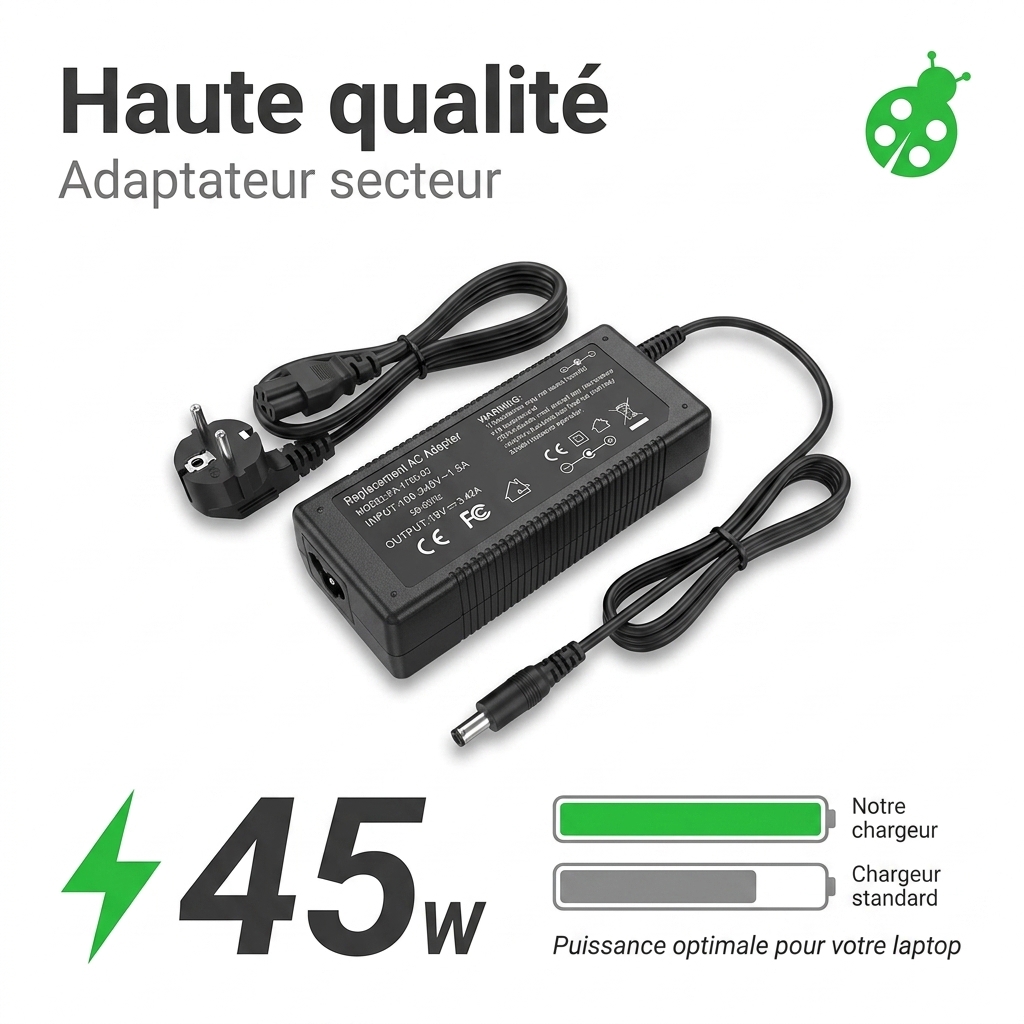 Chargeur ordinateur portable asus u4500da