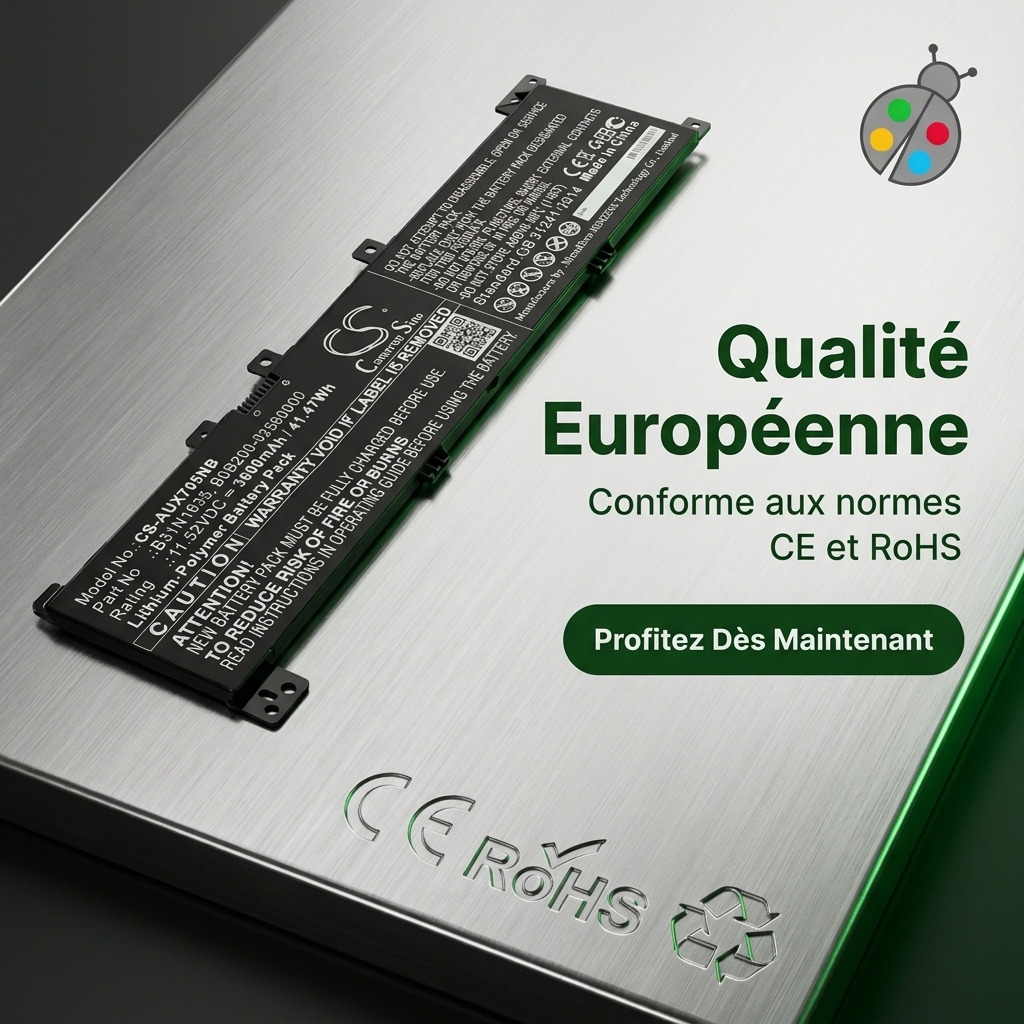 Batterie ordinateur portable asus r702ub gc132t