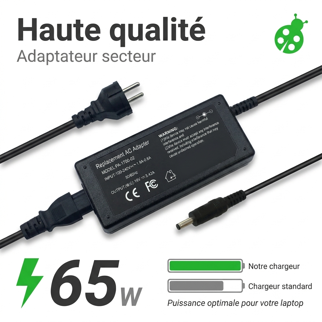 Chargeur ordinateur portable asus a705qa